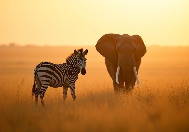 Cebra en el Serengeti