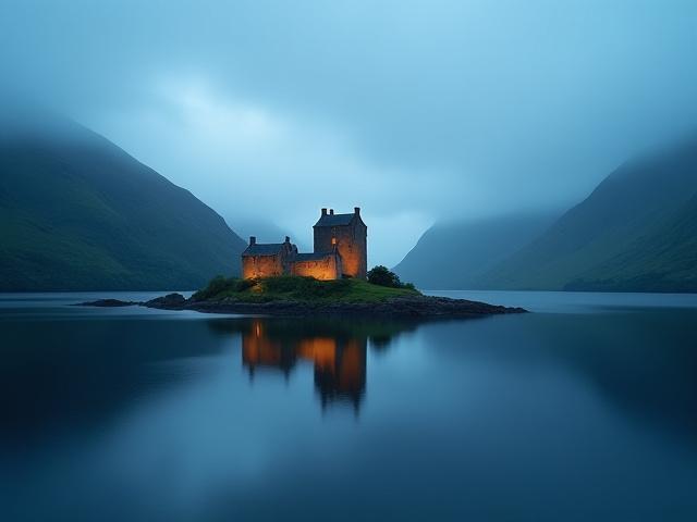 Castillo Eilean Donan en las Highlands de Escocia